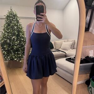 Abercrombie & Fitch Navy Blue Romper